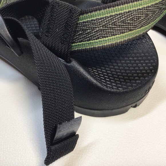 Chaco Sandals Z1 Vibram Sole Adjustable Strap Green Mens Size 7 NEW - Picture 7 of 10
